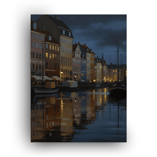 Old Nyhavn By Night